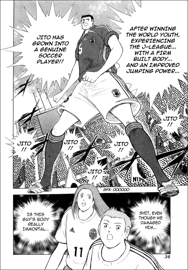 Captain Tsubasa Golden-23 Chapter 19 page 11 - Chapter 19: 3M Are Attacking