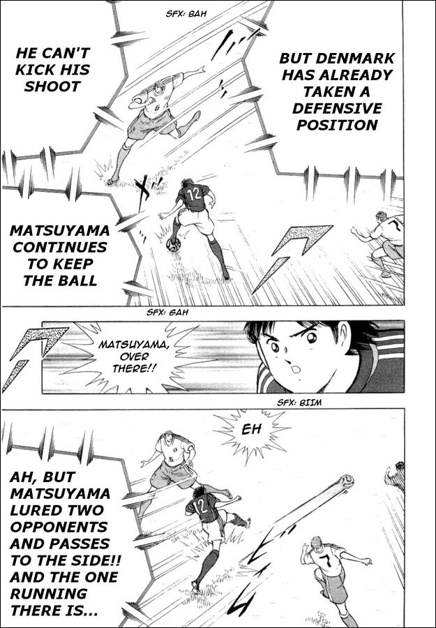Captain Tsubasa Golden-23 Chapter 19 page 15 - Chapter 19: 3M Are Attacking