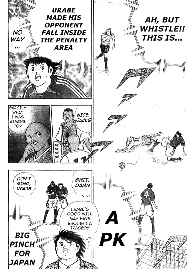 Captain Tsubasa Golden-23 Chapter 40 page 8 - Chapter 40: Eagles Rain!!