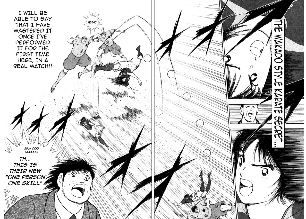 Captain Tsubasa Golden-23 Chapter 96 page 14 - Chapter 96: Fly!! Wakado Style Combi!!