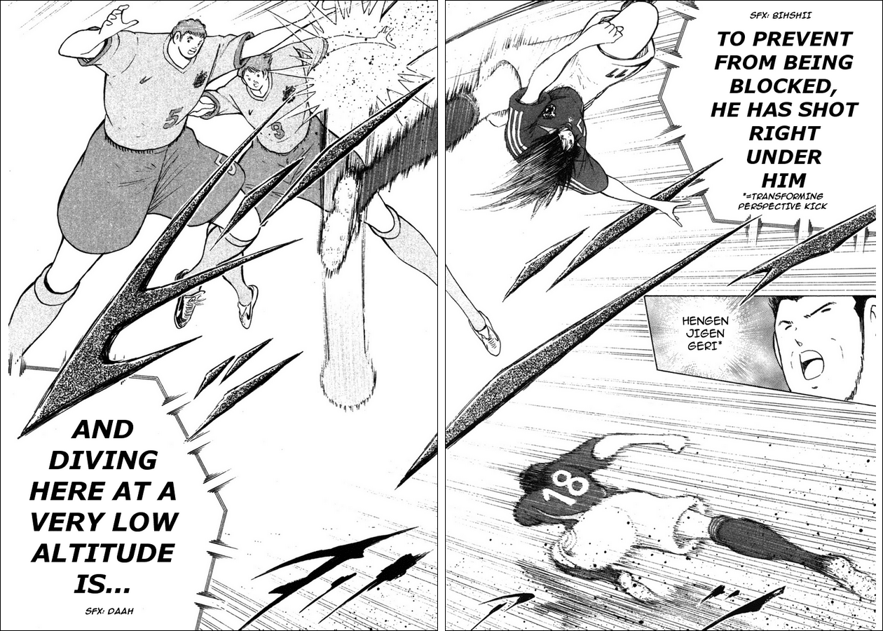 Captain Tsubasa Golden-23 Chapter 96 page 3 - Chapter 96: Fly!! Wakado Style Combi!!