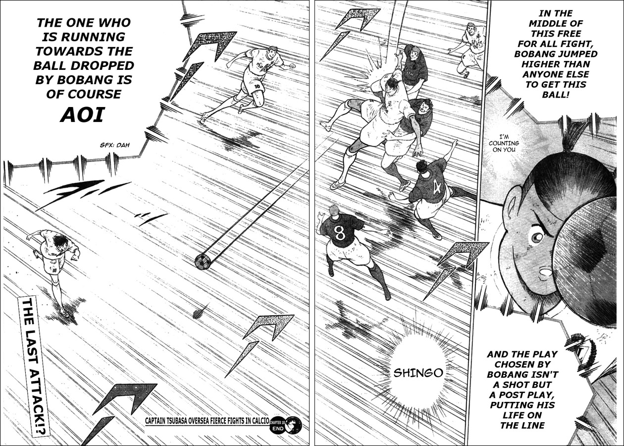 Captain Tsubasa Kaigai- Gekitouhen in Calcio Chapter 18 page 15 - Chapter 18: A General Offensive with All of Their Might