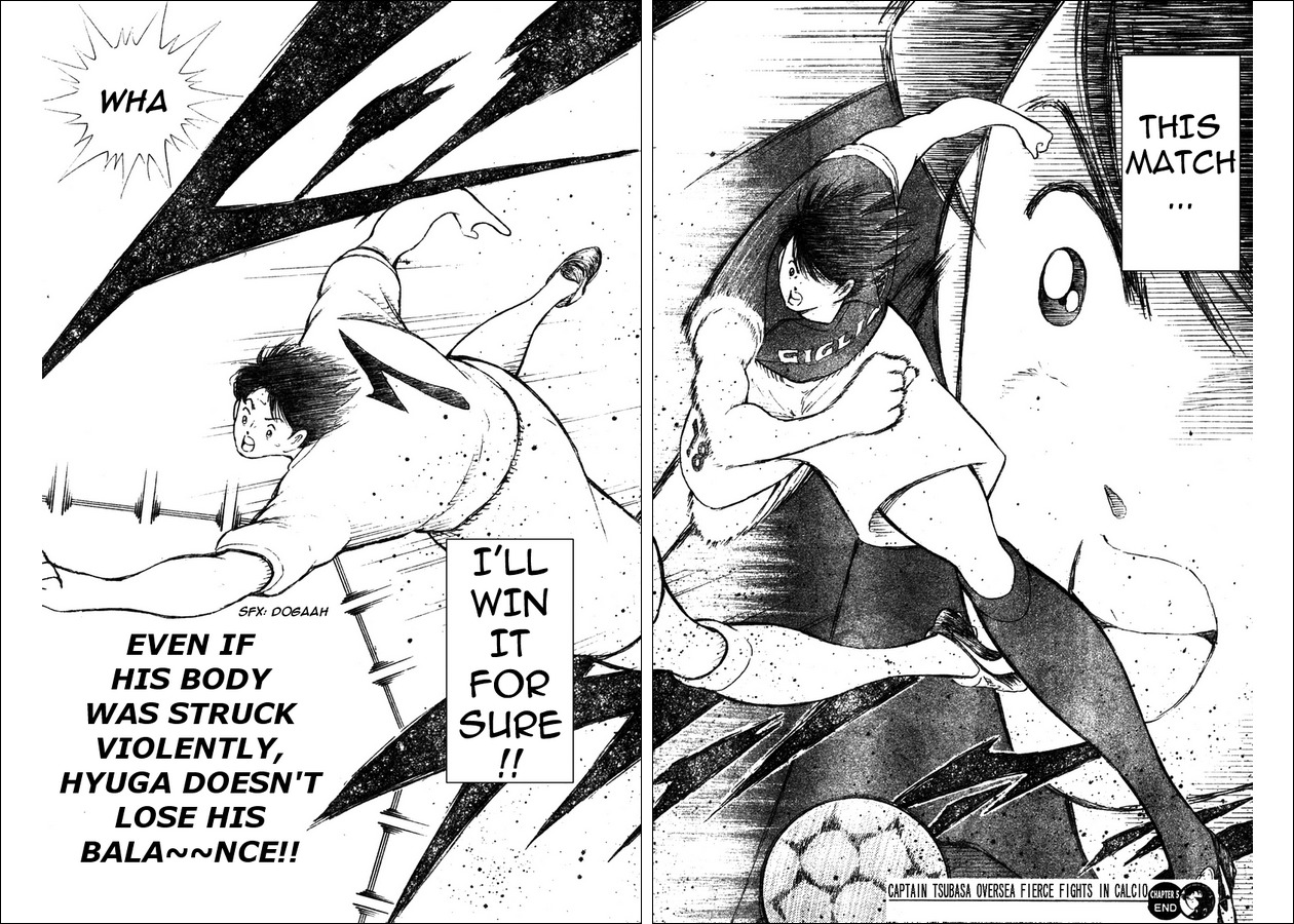 Captain Tsubasa Kaigai- Gekitouhen in Calcio Chapter 5 page 16 - Chapter 5: Unshakable Strength!!