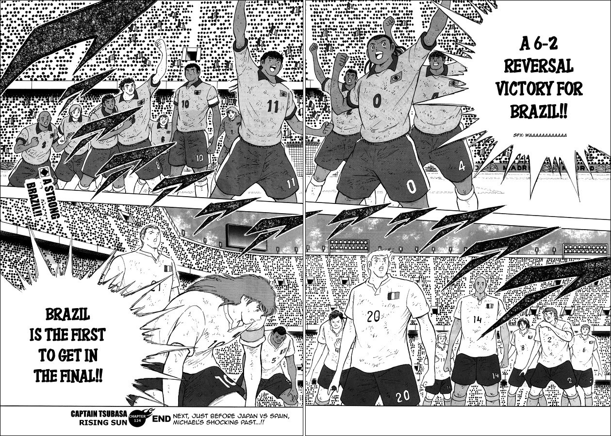 Captain Tsubasa - Rising Sun Chapter 126 page 21 - Chapter 126: Clash of the Strongest 4!!