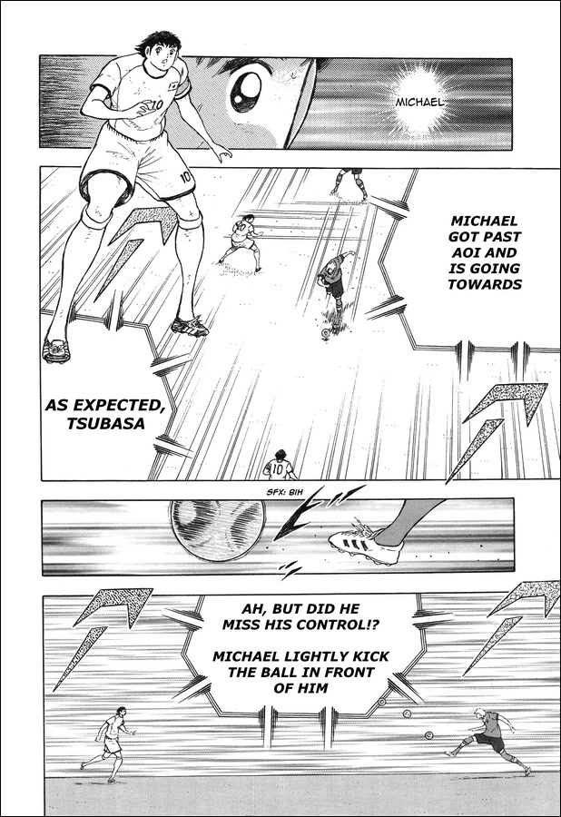 Captain Tsubasa - Rising Sun Chapter 144 page 13 - Chapter 144: The last one on one of the first half!!