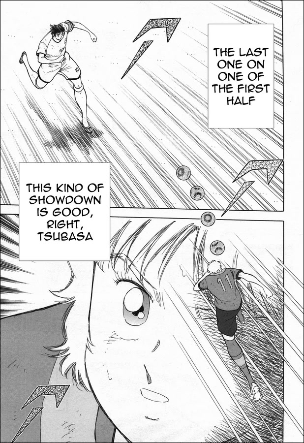 Captain Tsubasa - Rising Sun Chapter 144 page 14 - Chapter 144: The last one on one of the first half!!