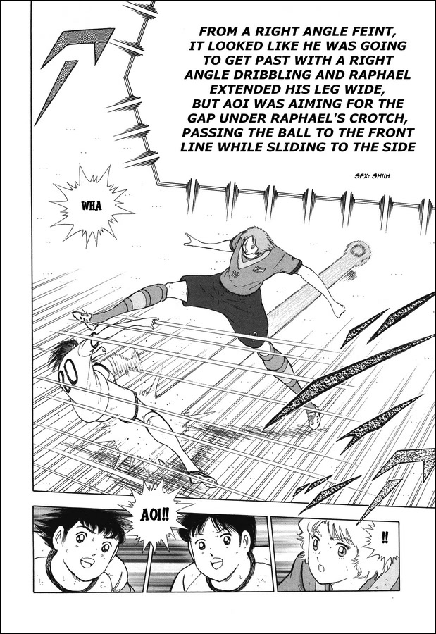 Captain Tsubasa - Rising Sun Chapter 144 page 4 - Chapter 144: The last one on one of the first half!!