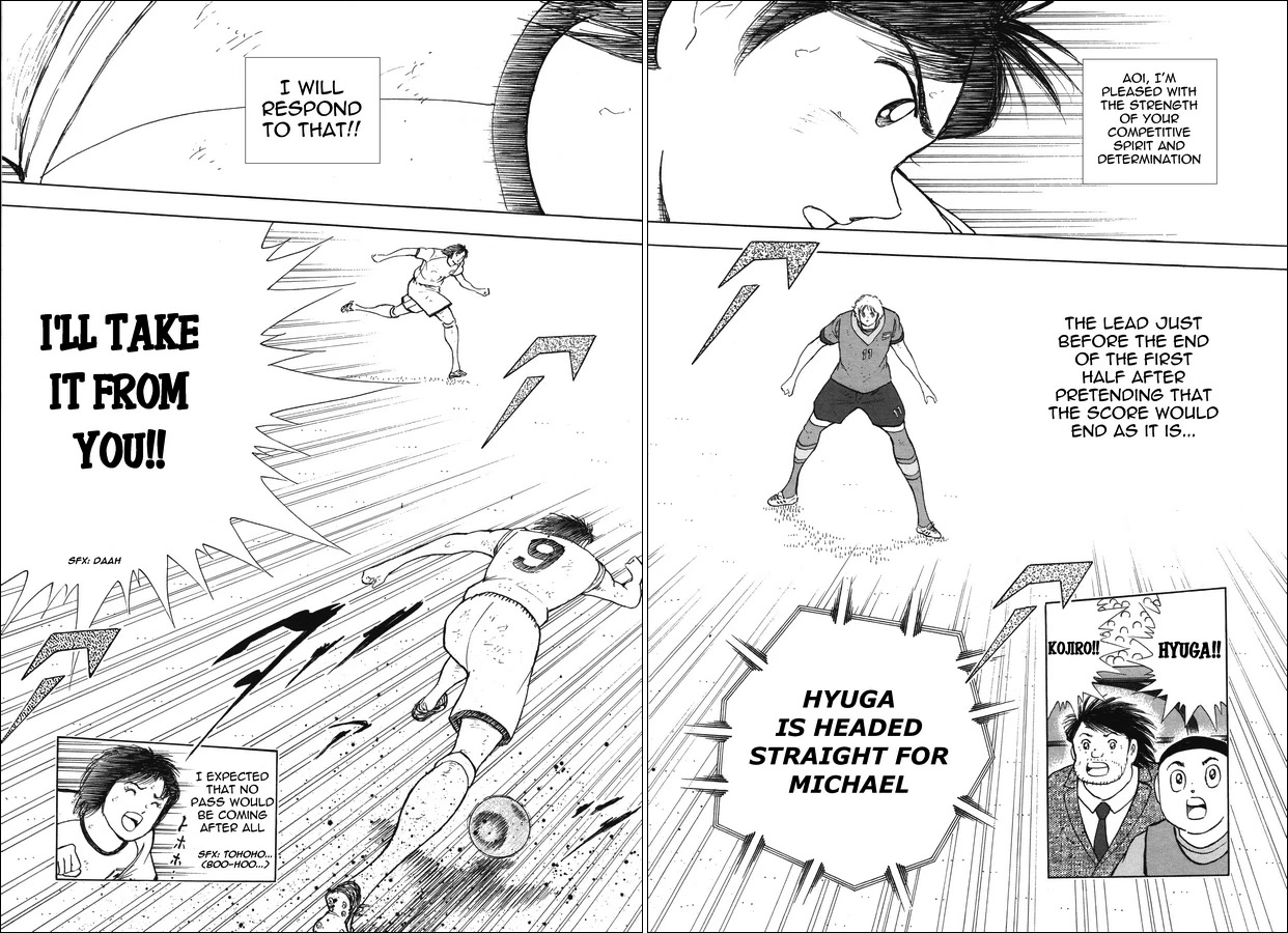 Captain Tsubasa - Rising Sun Chapter 144 page 6 - Chapter 144: The last one on one of the first half!!