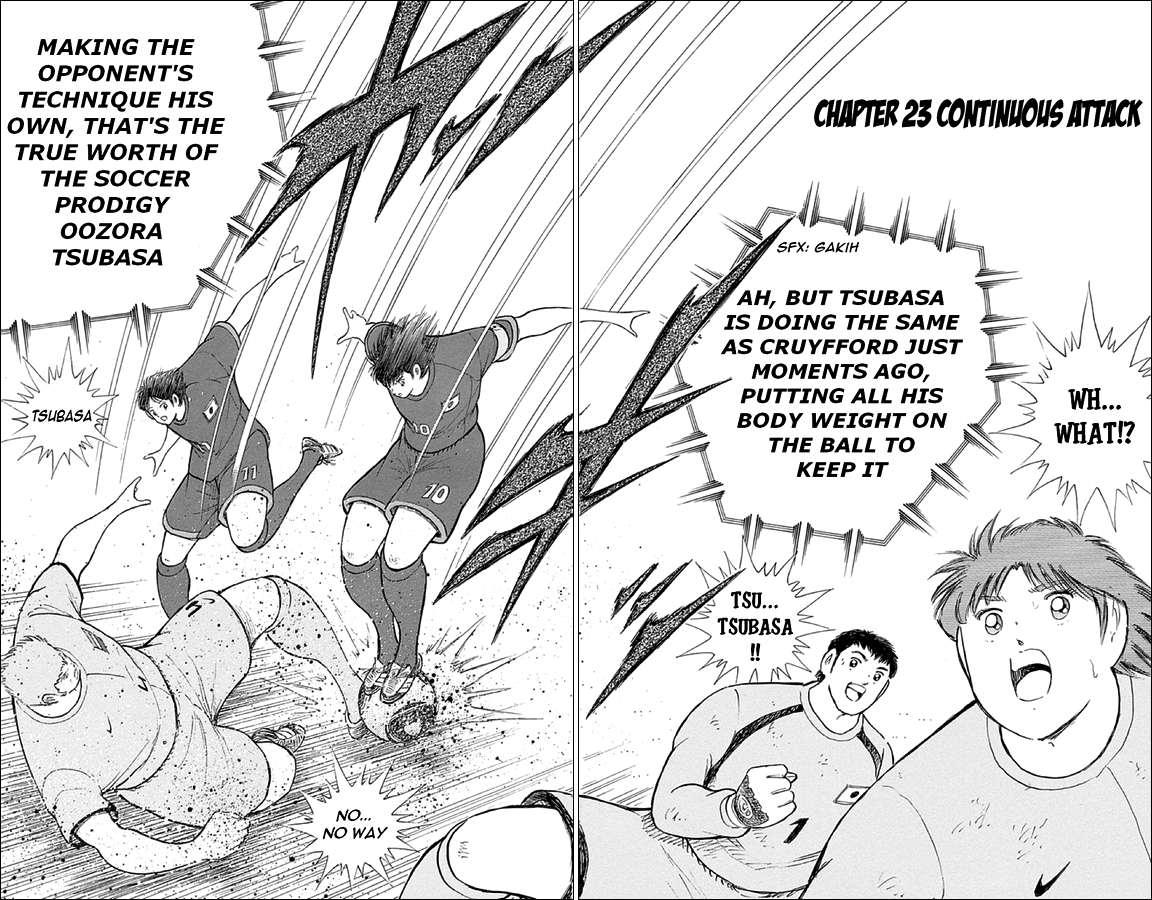 Captain Tsubasa - Rising Sun Chapter 23 page 2 - Chapter 23: Continuous Attack