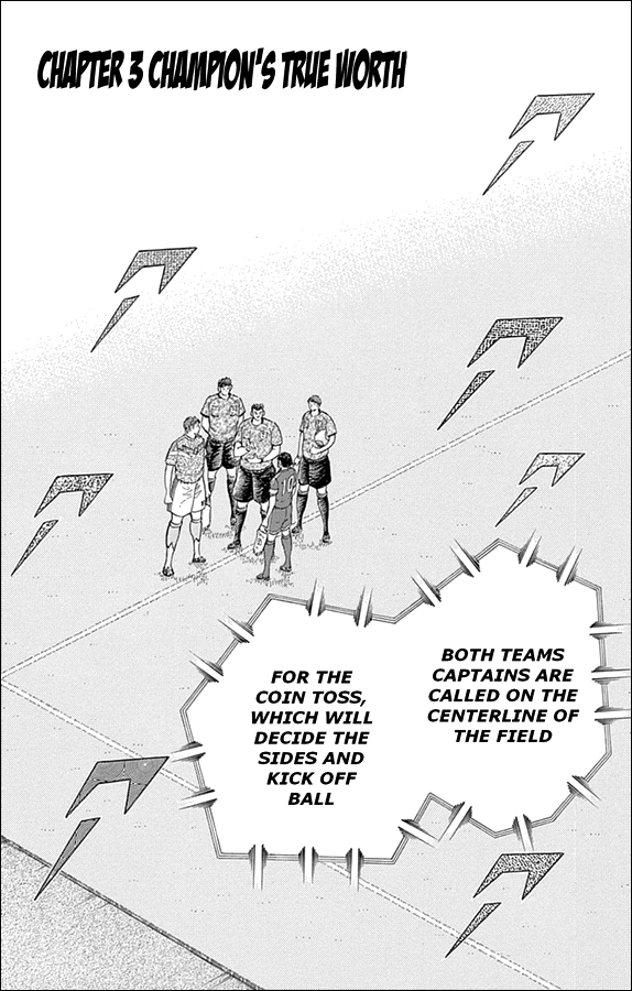 Captain Tsubasa - Rising Sun Chapter 3 page 1 - Chapter 3: Champion's True Worth