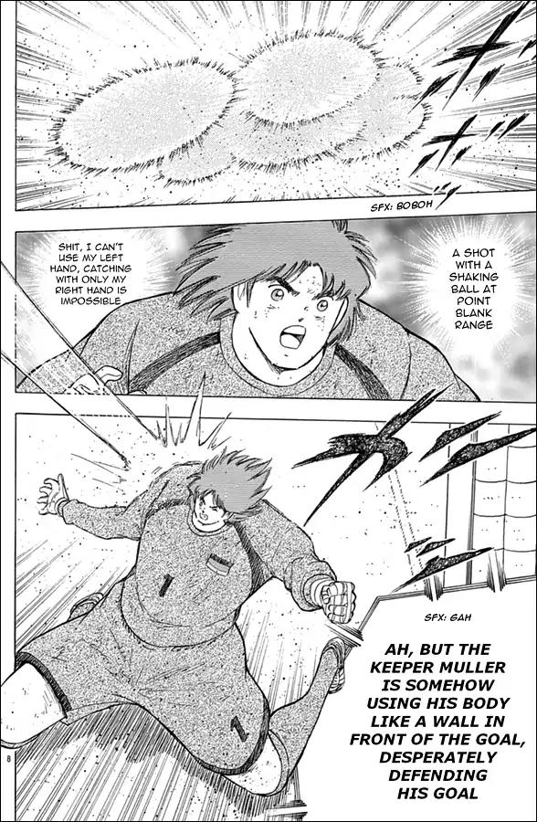 Captain Tsubasa - Rising Sun Chapter 54 page 8 - Chapter 54: High Speed Dribble & Shot