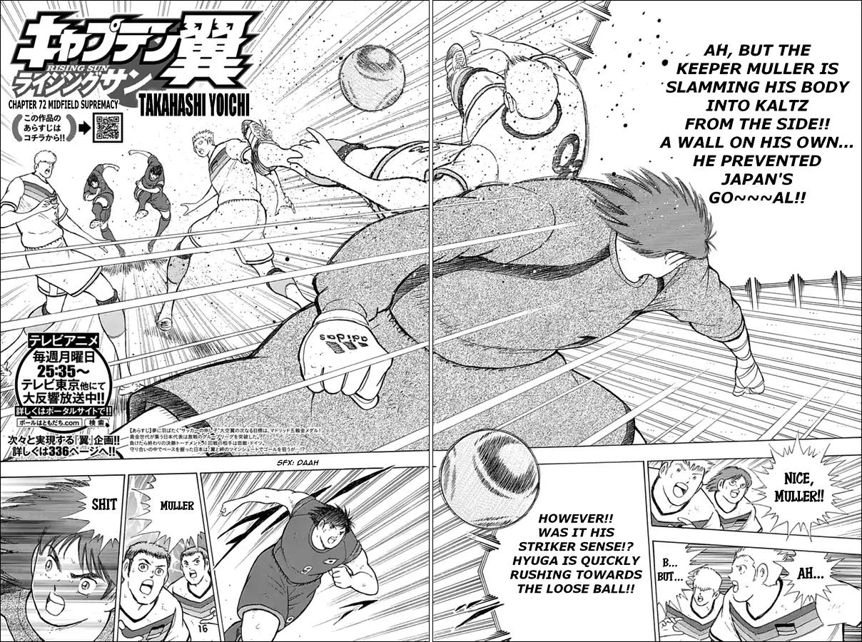 Captain Tsubasa - Rising Sun Chapter 72 page 2 - Chapter 72: Midfield Supremacy