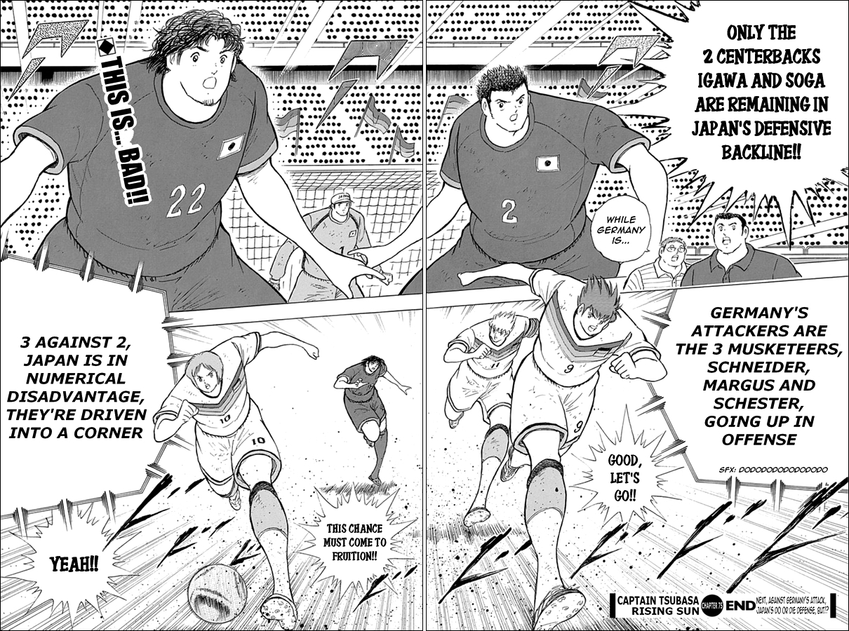 Captain Tsubasa - Rising Sun Chapter 75 page 14 - Chapter 75: Coach Schneider's Tactic