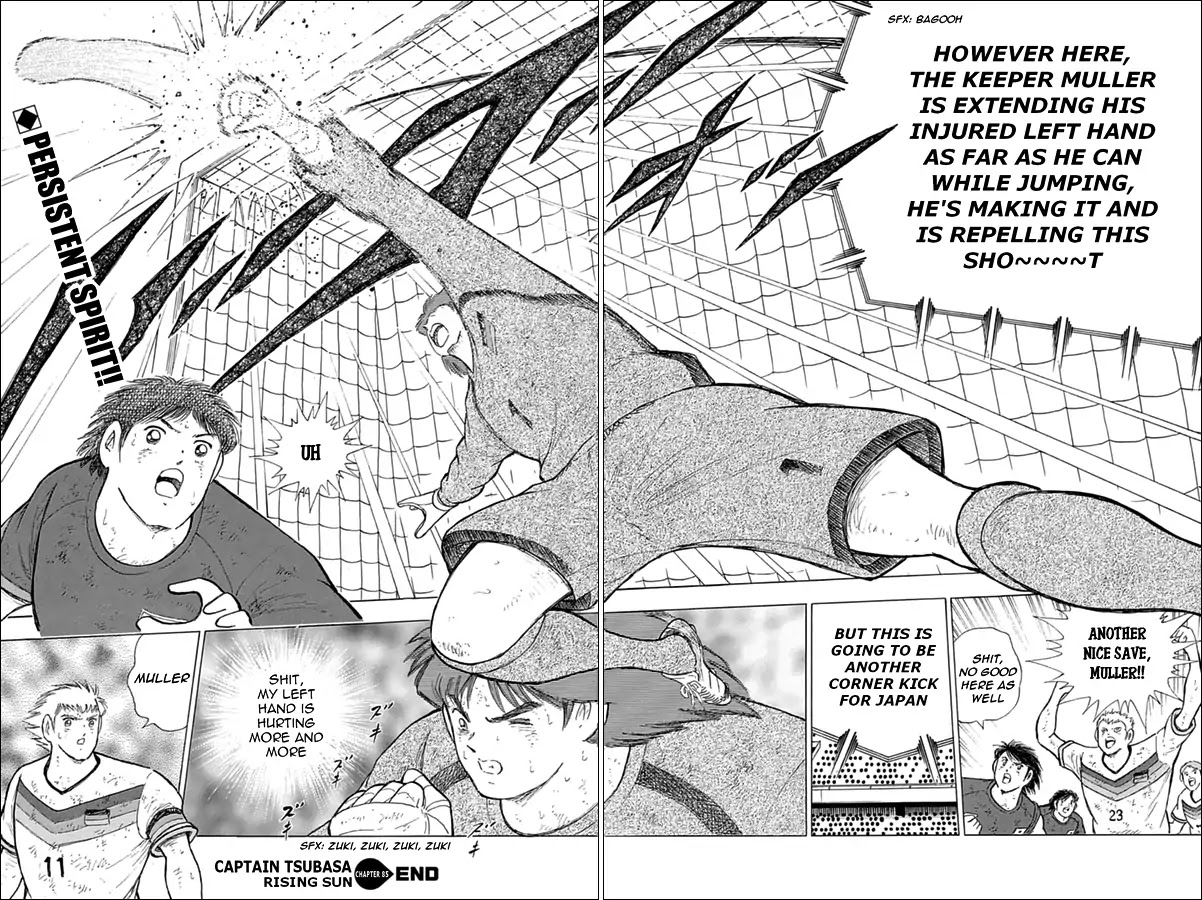 Captain Tsubasa - Rising Sun Chapter 85 page 18 - Chapter 85: Obstinacy vs Persistence 2