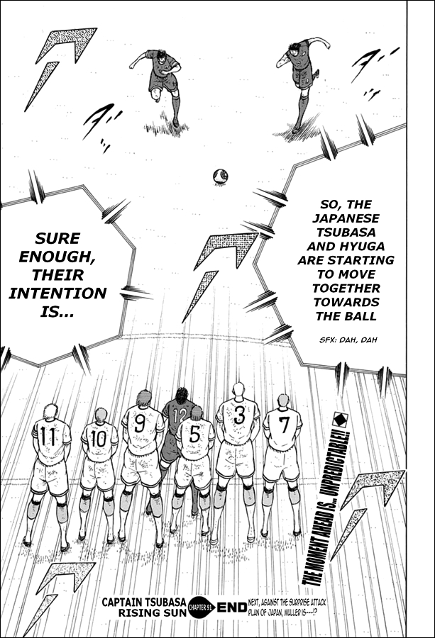Captain Tsubasa - Rising Sun Chapter 91 page 22 - Chapter 91: Critical Offense and Defense