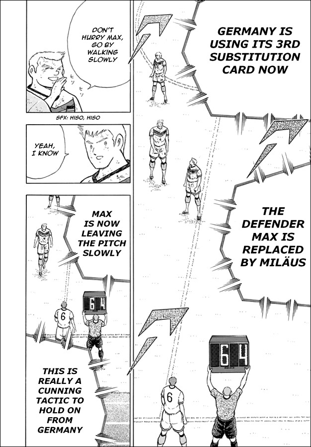 Captain Tsubasa - Rising Sun Chapter 99 page 11 - Chapter 99: The German Hold On Tactic