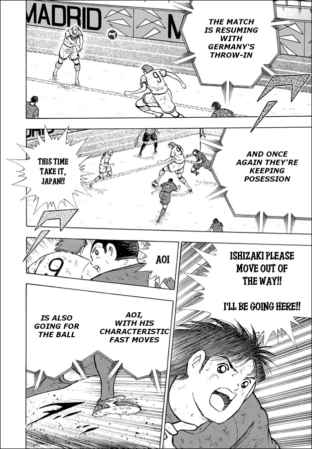 Captain Tsubasa - Rising Sun Chapter 99 page 14 - Chapter 99: The German Hold On Tactic