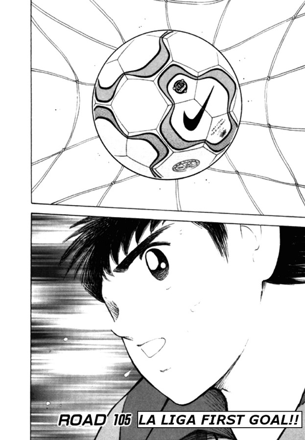 Captain Tsubasa Road to 2002 Chapter 105 page 1 - Chapter 105: La Liga First Goal