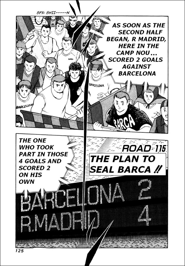 Captain Tsubasa Road to 2002 Chapter 115 page 1 - Chapter 115: The Plan To Seal Barca!!