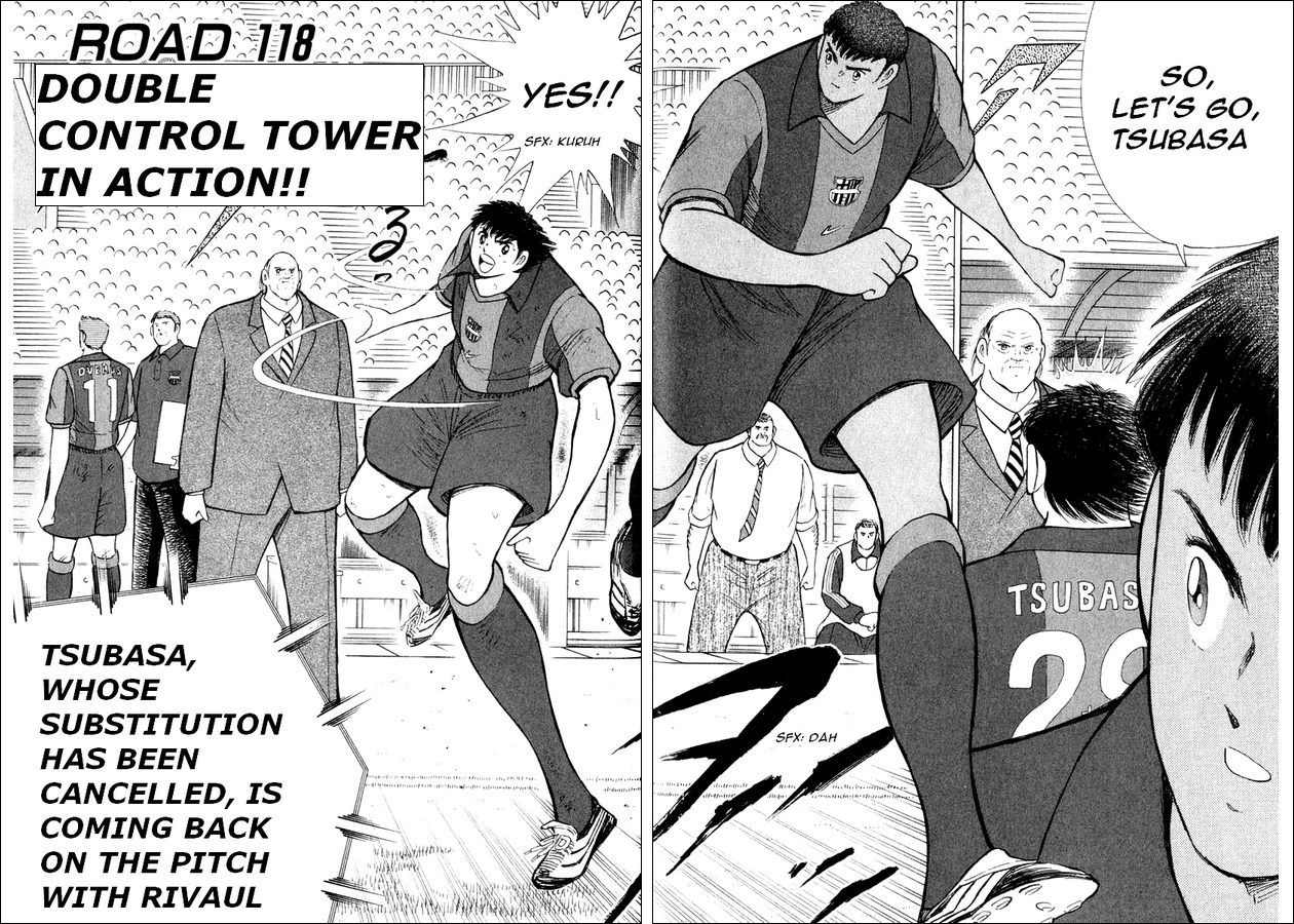 Captain Tsubasa Road to 2002 Chapter 118 page 2 - Chapter 118: Double Control Tower In Action