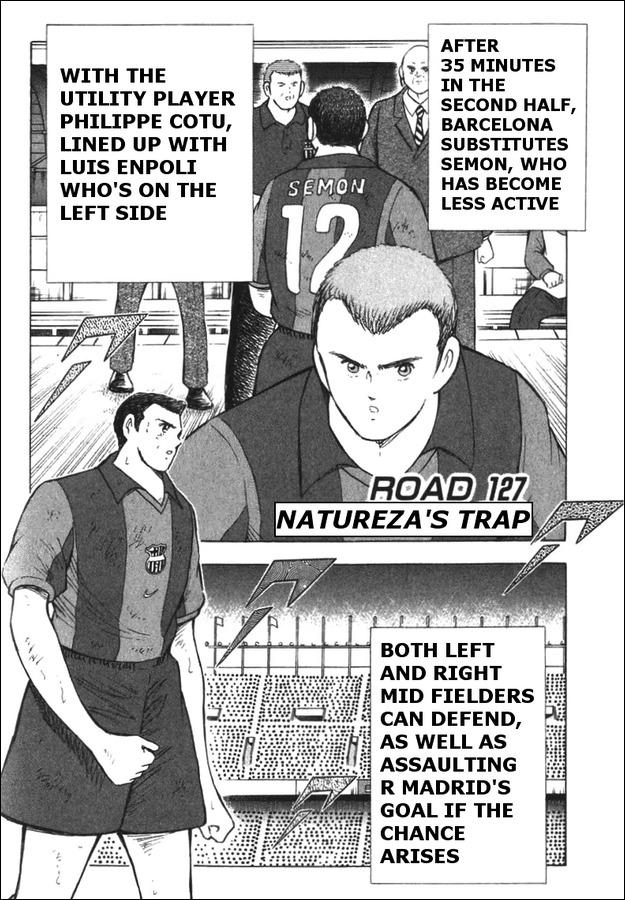Captain Tsubasa Road to 2002 Chapter 127 page 1 - Chapter 127: Natureza's Trap