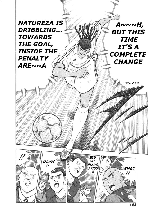 Captain Tsubasa Road to 2002 Chapter 127 page 14 - Chapter 127: Natureza's Trap