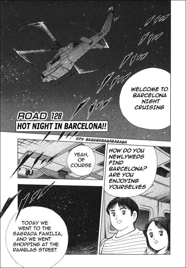 Captain Tsubasa Road to 2002 Chapter 128 page 1 - Chapter 128: Hot Night In Barcelona!!
