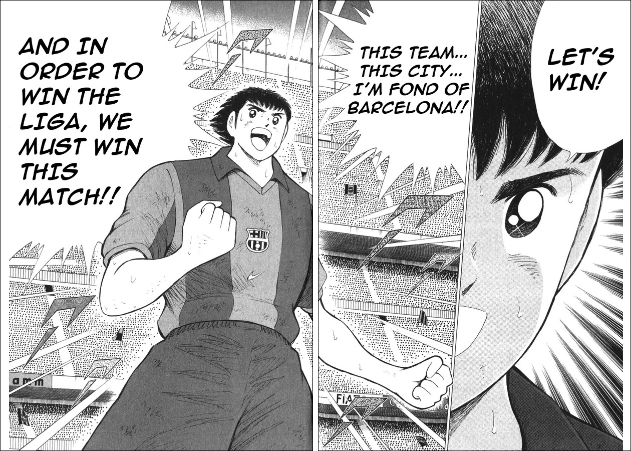 Captain Tsubasa Road to 2002 Chapter 128 page 9 - Chapter 128: Hot Night In Barcelona!!