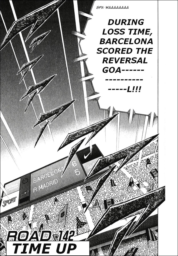 Captain Tsubasa Road to 2002 Chapter 142 page 1 - Chapter 142: Time Up
