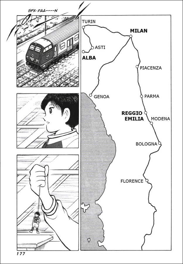 Captain Tsubasa Road to 2002 Chapter 144.3 page 14 - Chapter 144.3: Tre - Debut Match Kick Off!!