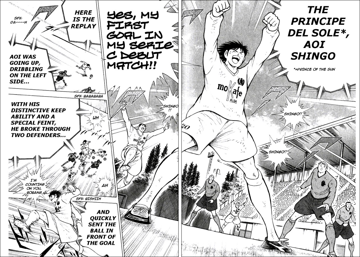 Captain Tsubasa Road to 2002 Chapter 144.4 page 10 - Chapter 144.4: Quattro - With Feelings!
