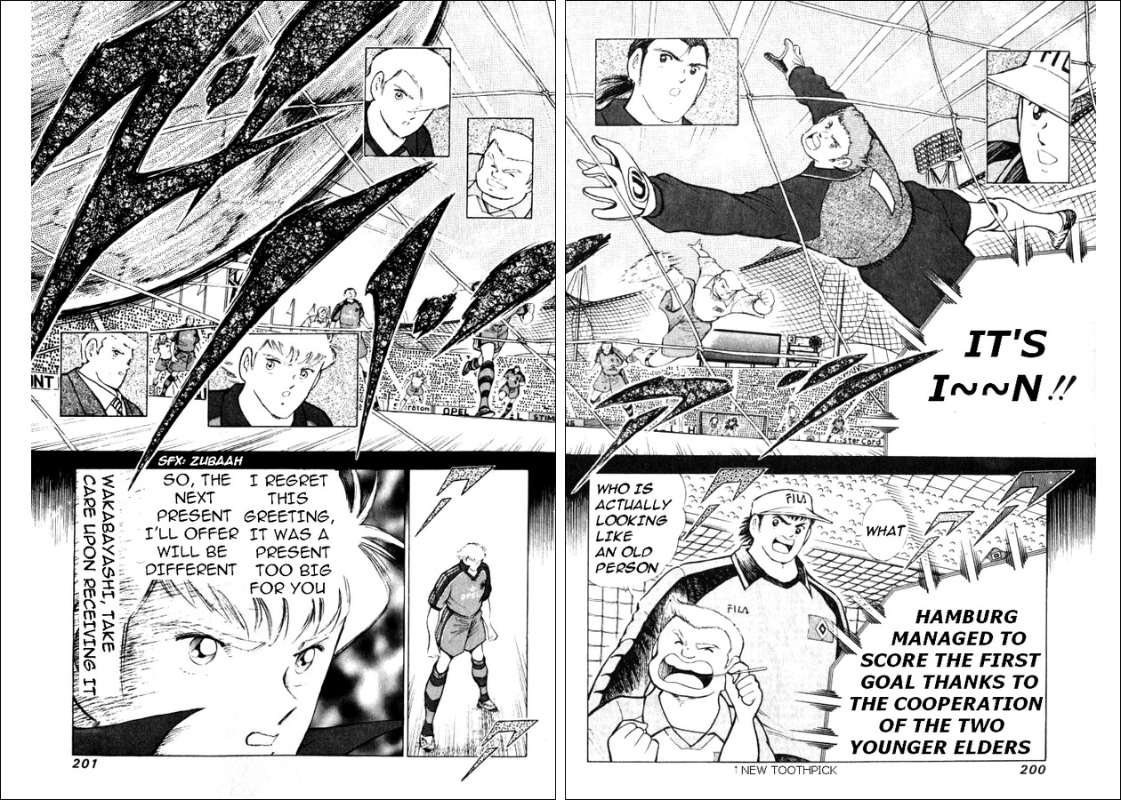 Captain Tsubasa Road to 2002 Chapter 38 page 10 - Chapter 38: Hamburg Takes The Lead!!