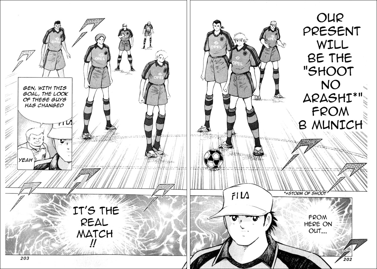 Captain Tsubasa Road to 2002 Chapter 38 page 11 - Chapter 38: Hamburg Takes The Lead!!