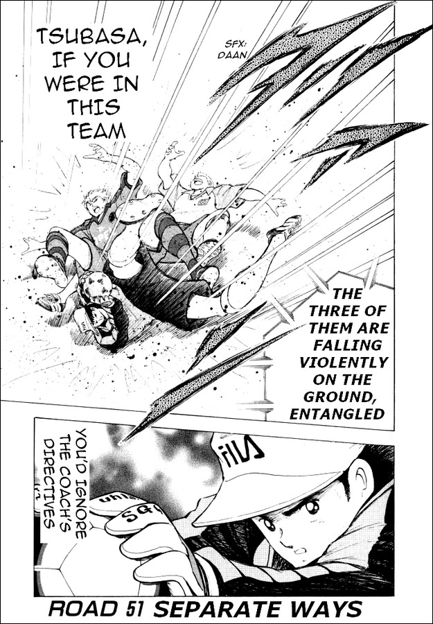 Captain Tsubasa Road to 2002 Chapter 51 page 1 - Chapter 51: Separate Ways