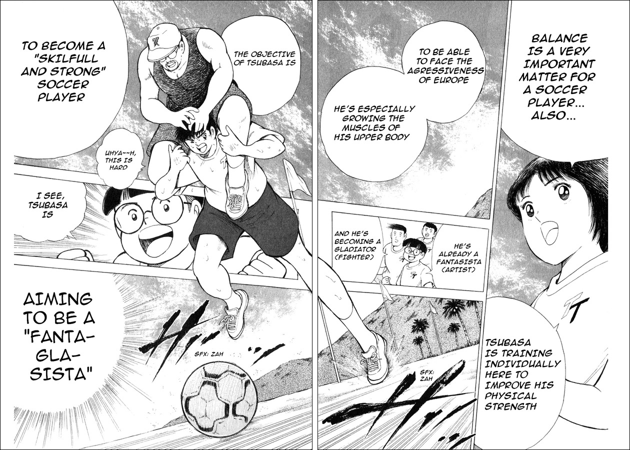 Captain Tsubasa Road to 2002 Chapter 6 page 14 - Chapter 6: Body of Steel!!