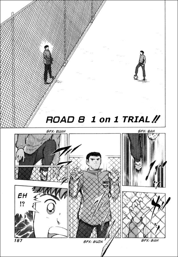Captain Tsubasa Road to 2002 Chapter 8 page 1 - Chapter 8: 1 on 1 Trial!!