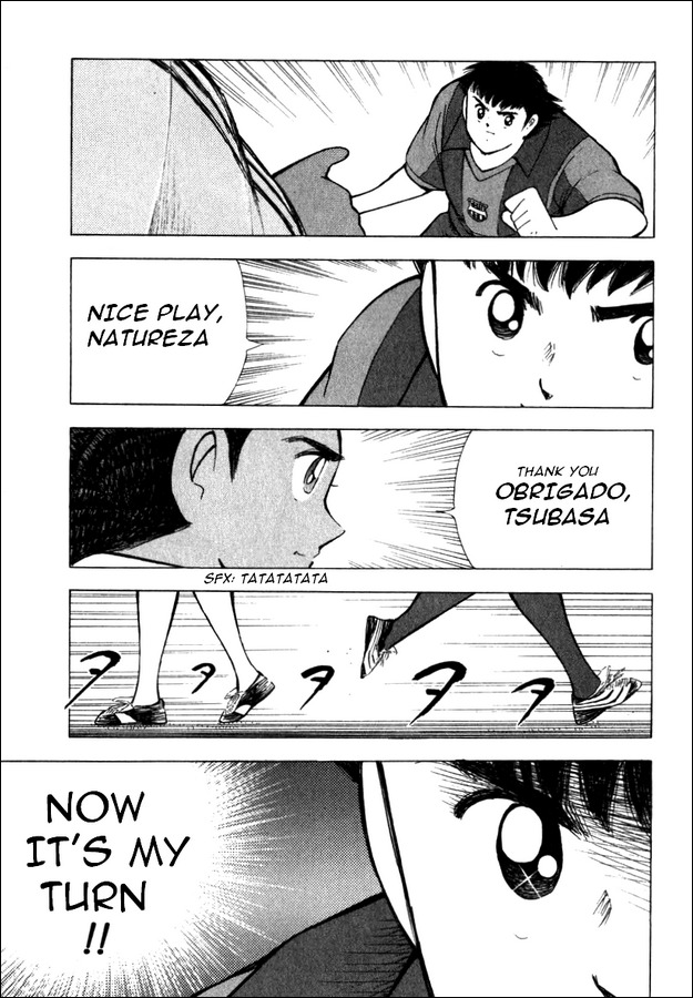 Captain Tsubasa Road to 2002 Chapter 95 page 10 - Chapter 95: Natureza's Soccer, Tsubasa's Soccer