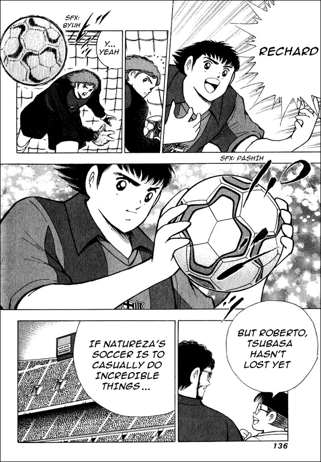 Captain Tsubasa Road to 2002 Chapter 95 page 11 - Chapter 95: Natureza's Soccer, Tsubasa's Soccer