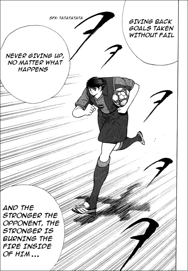 Captain Tsubasa Road to 2002 Chapter 95 page 12 - Chapter 95: Natureza's Soccer, Tsubasa's Soccer