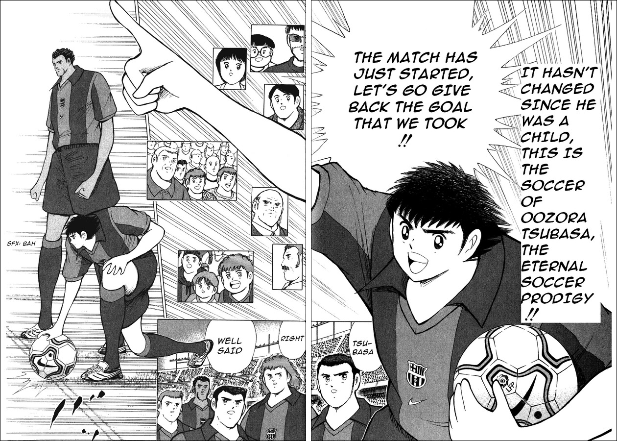Captain Tsubasa Road to 2002 Chapter 95 page 13 - Chapter 95: Natureza's Soccer, Tsubasa's Soccer