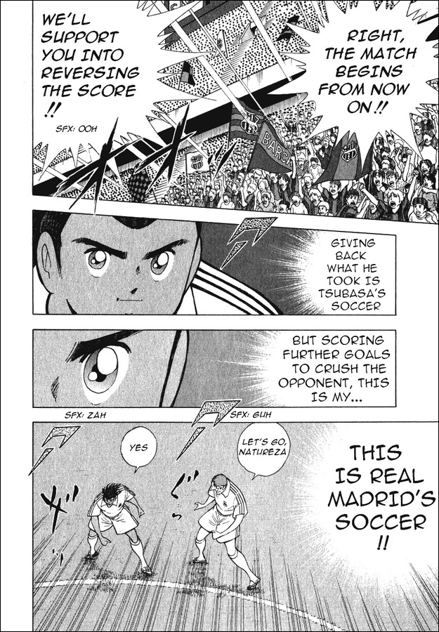Captain Tsubasa Road to 2002 Chapter 95 page 14 - Chapter 95: Natureza's Soccer, Tsubasa's Soccer
