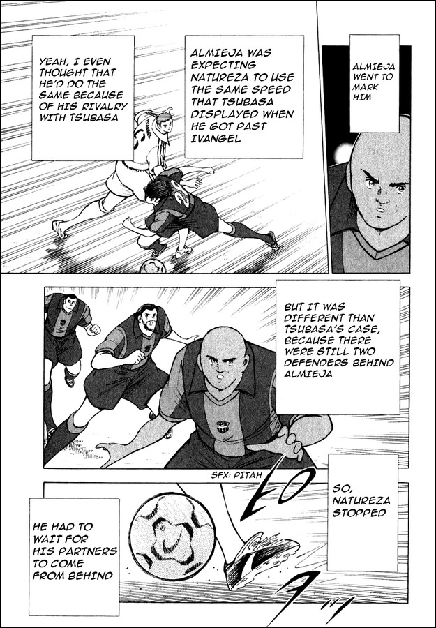 Captain Tsubasa Road to 2002 Chapter 95 page 4 - Chapter 95: Natureza's Soccer, Tsubasa's Soccer