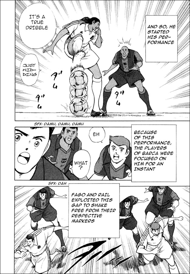 Captain Tsubasa Road to 2002 Chapter 95 page 5 - Chapter 95: Natureza's Soccer, Tsubasa's Soccer