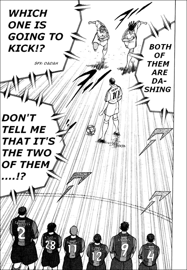 Captain Tsubasa Road to 2002 Chapter 96 page 18 - Chapter 96: Natureza Lashes Out