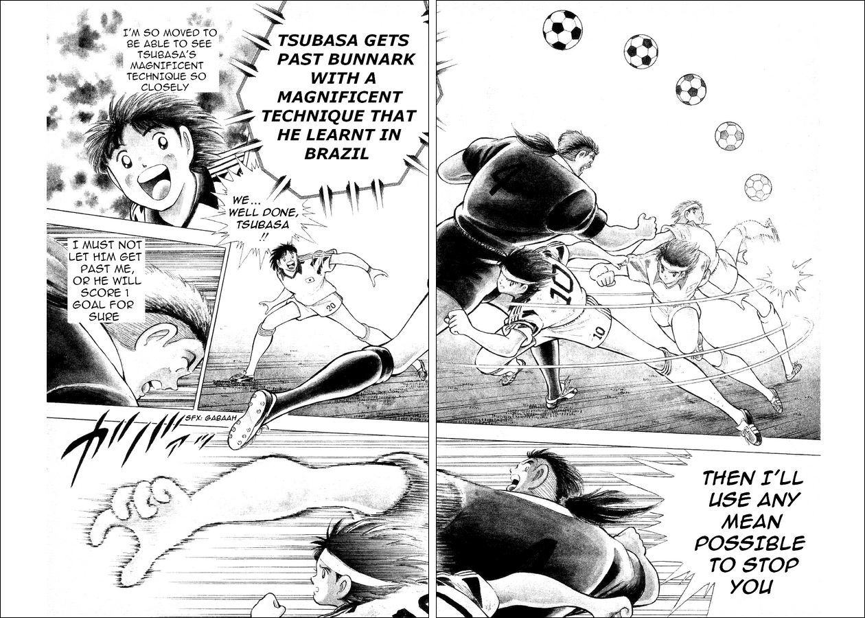 Captain Tsubasa World Youth Chapter 25 page 36 - Chapter 25: Clash Between Willpower and Willpower