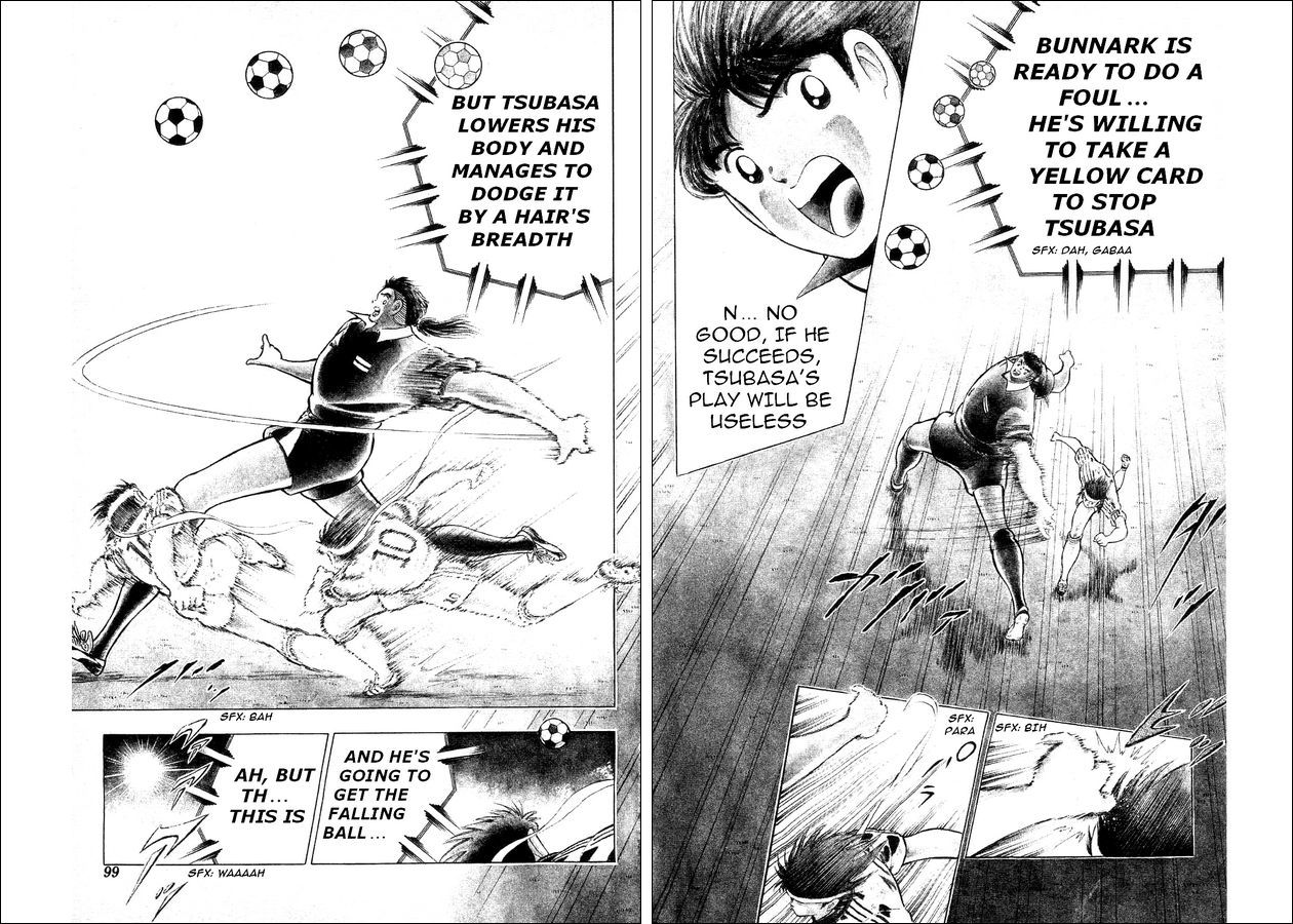 Captain Tsubasa World Youth Chapter 25 page 37 - Chapter 25: Clash Between Willpower and Willpower