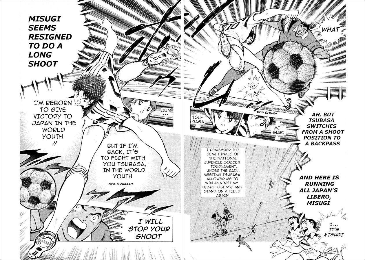 Captain Tsubasa World Youth Chapter 25 page 50 - Chapter 25: Clash Between Willpower and Willpower