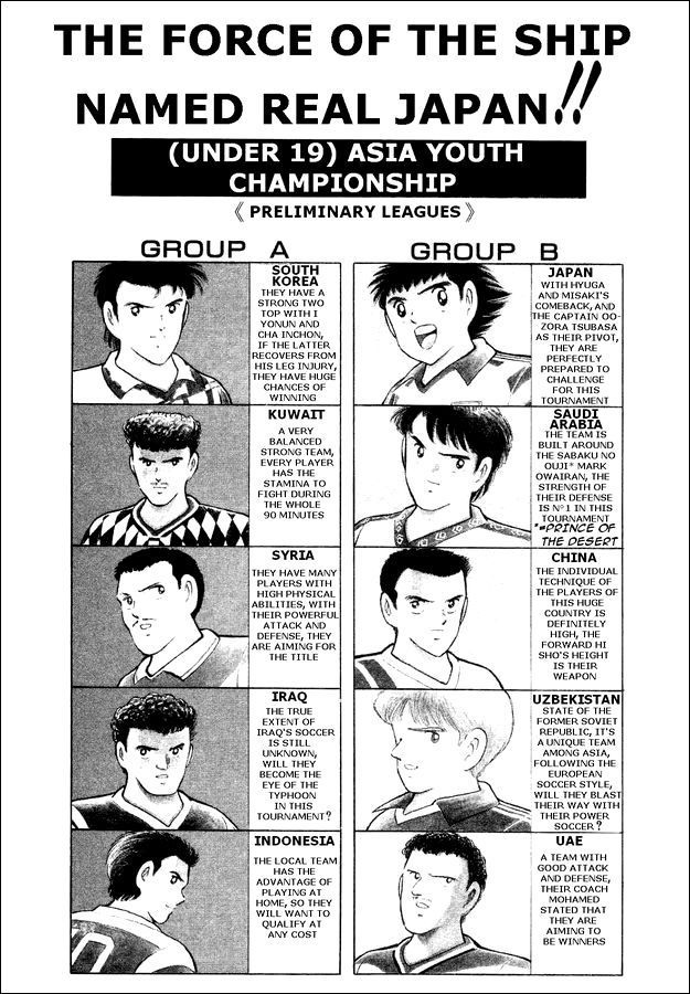 Captain Tsubasa World Youth Chapter 30 page 1 - Chapter 30: The Force of the Ship+Named Real Japan!!