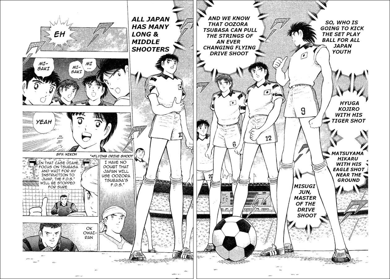 Captain Tsubasa World Youth Chapter 32 page 34 - Chapter 32: The Genius Owairan