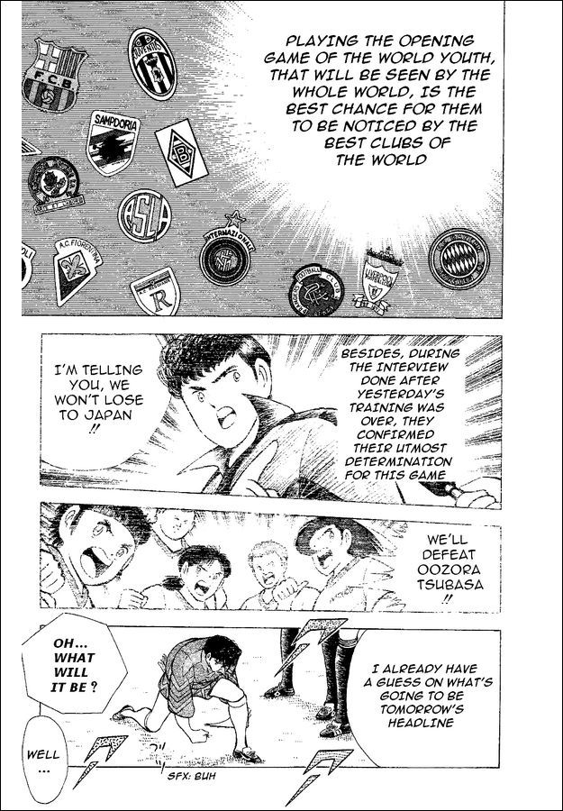 Captain Tsubasa World Youth Chapter 52 page 8 - Chapter 52: The Entrusted Ball